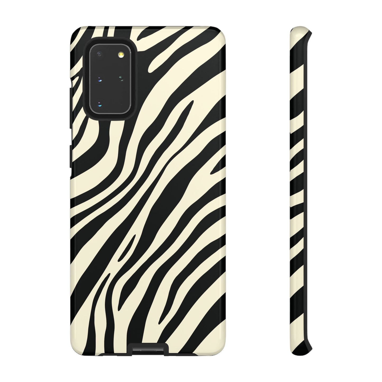 Modern Neutral Zebra Print Phone Case