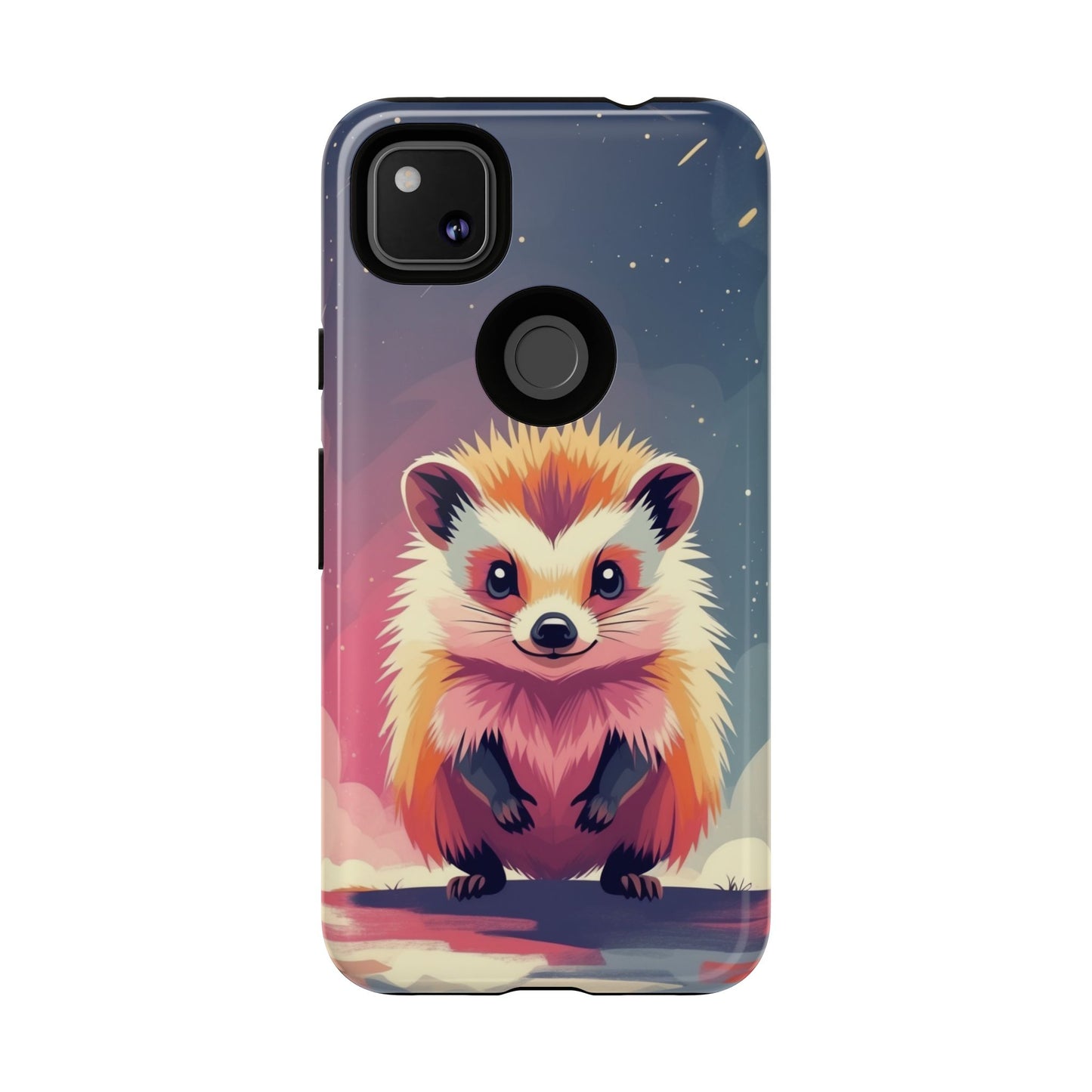 Stylised Hedgehog Design Phone Case