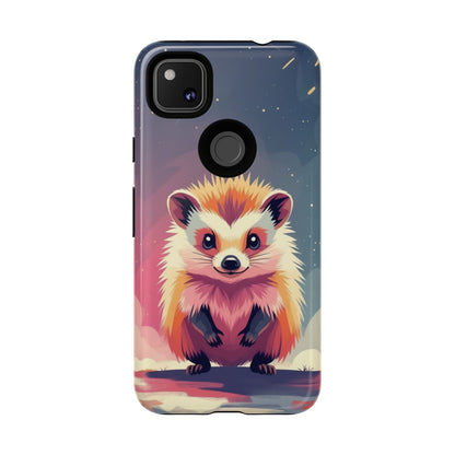 Stylised Hedgehog Design Phone Case