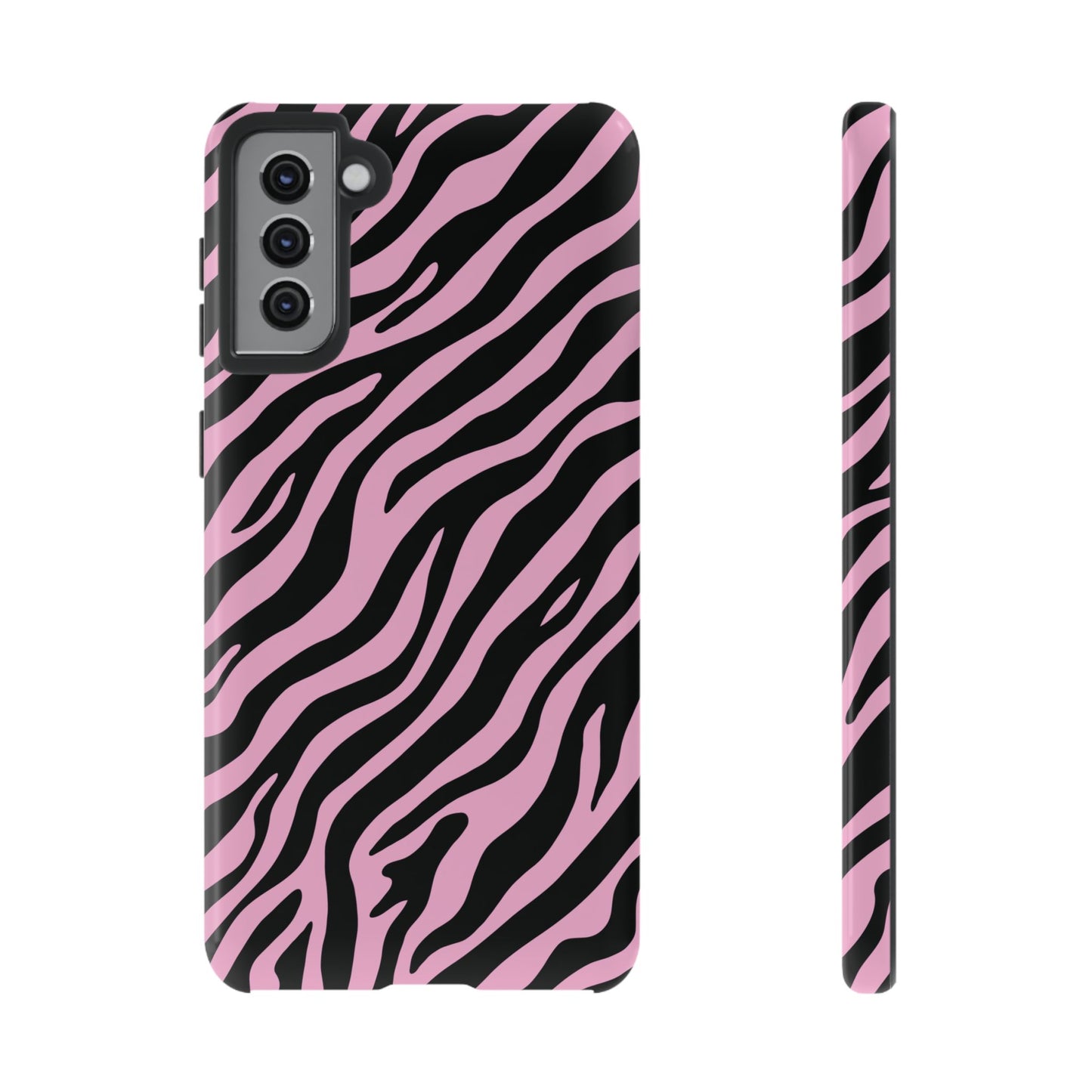 Stylish Blush Zebra Print Phone Case