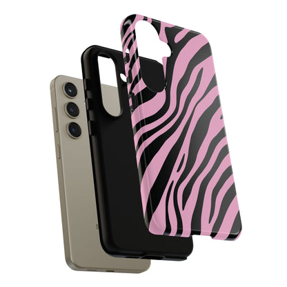Modern Blush Zebra Print Phone Case