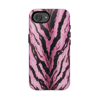 Electric Tiger Print Phone Case - Pink Phone Case - iPhone 17e / Glossy