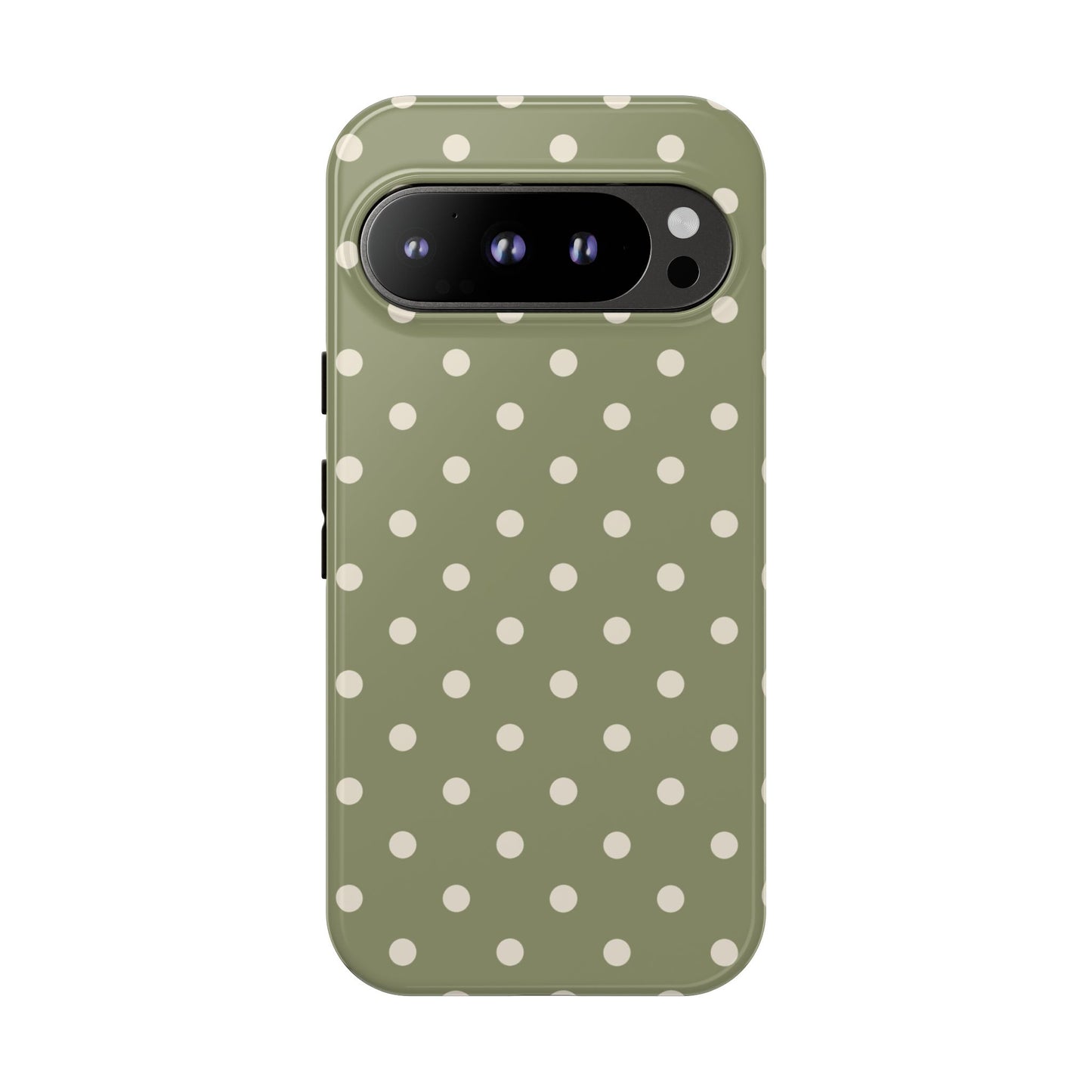 Green & White Dot Pattern Phone Case