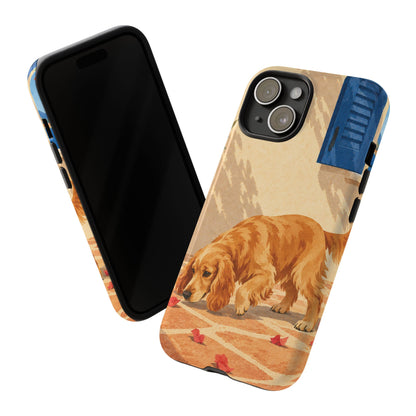 Cocker Spaniel Scent Trail Phone Case - Multicolor Phone Case