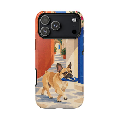 French Bulldog Quiet Lane Phone Case - Multicolor Phone Case - iPhone 17 Pro Max / Glossy