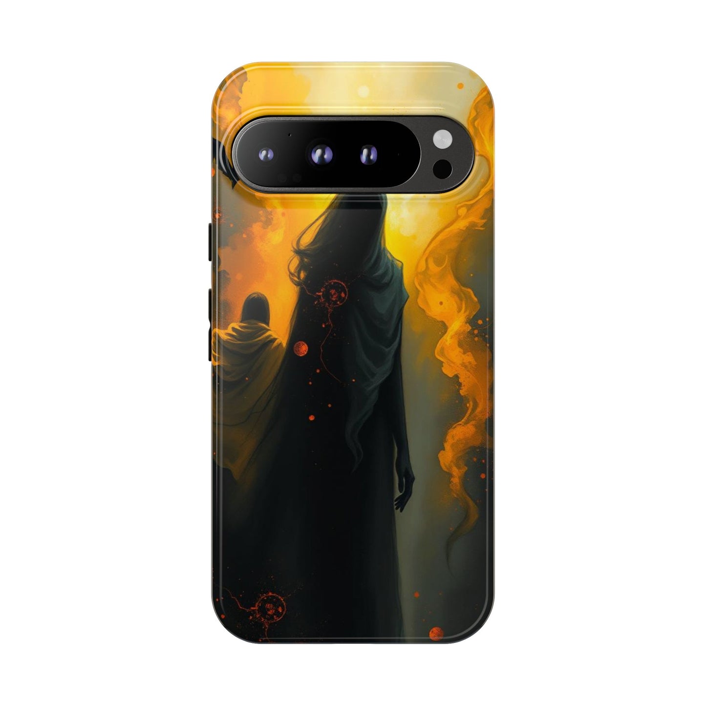 Google Pixel 9 Pro XL / Glossy Phone Case - Acrylic Gothic Myterious Figures Phone Case