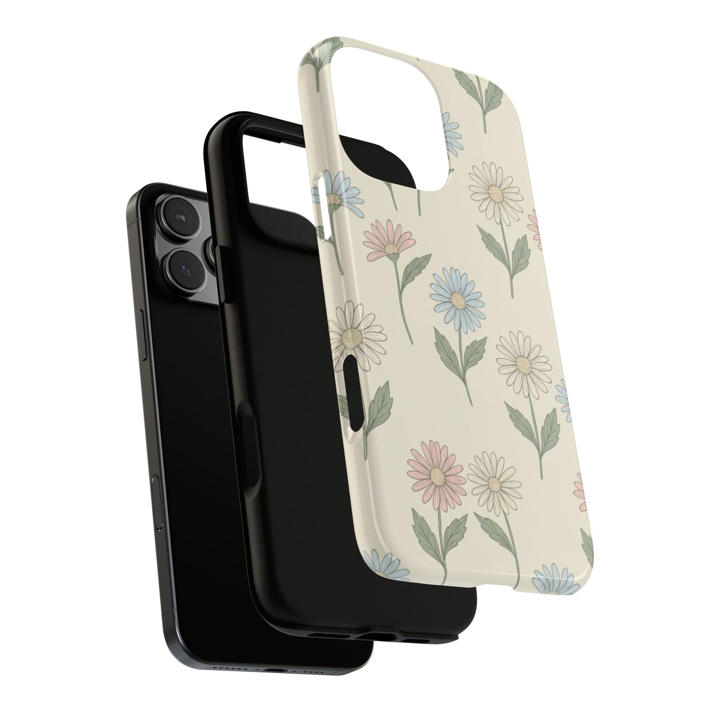 Pretty Pastel Daisy Pattern Phone Case