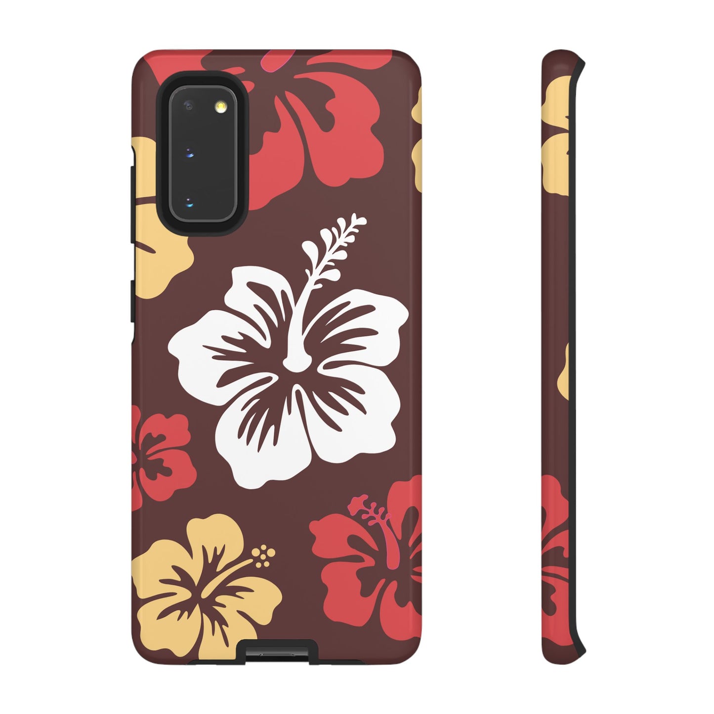 Samsung Galaxy S20 / Glossy Phone Case - ’Hibiscus Retro Pattern #2’ Phone Case