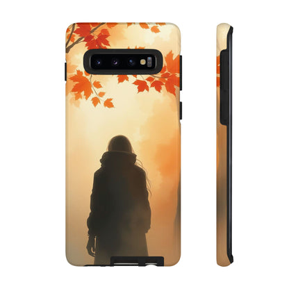 Samsung Galaxy S10 / Glossy Phone Case - Watercolour Mysterious Woman Phone Case