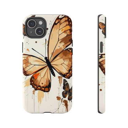 Acrylic Style Butterflies Design Phone Case - Multicolor Phone Case - iPhone 15 Plus / Glossy