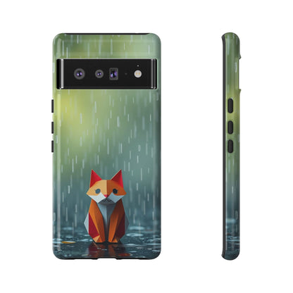 Origami 'Soggy Fox' Design Phone Case