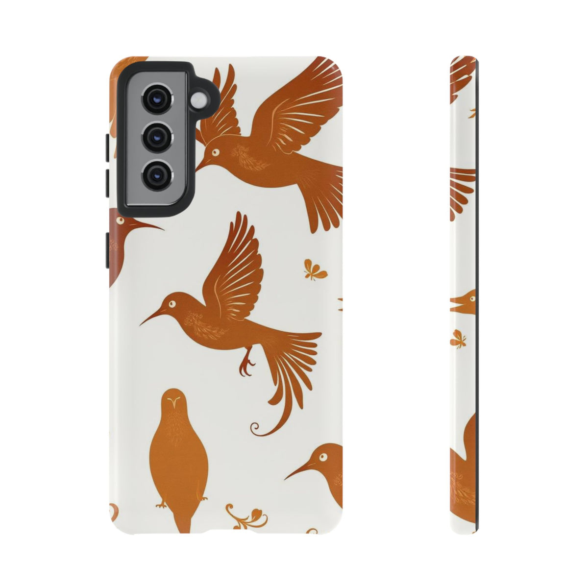 Abstract Bird Pattern Phone Case - Multicolor Phone Case - Samsung Galaxy S21 / Glossy
