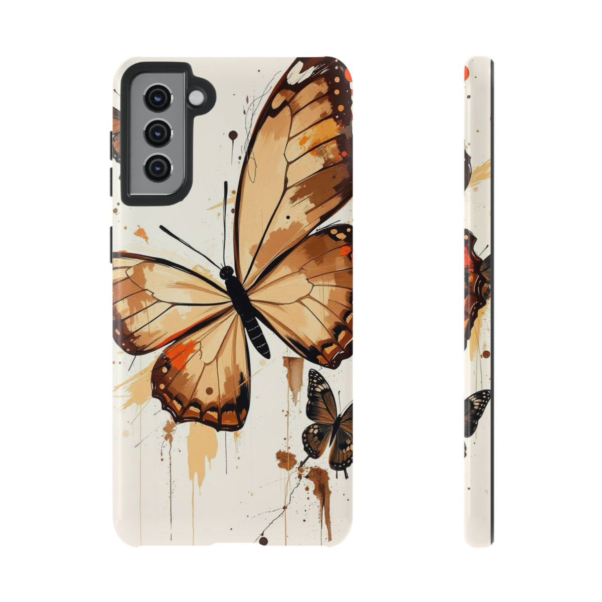 Acrylic Style Butterflies Design Phone Case - Multicolor Phone Case - Samsung Galaxy S21 Plus / Glossy