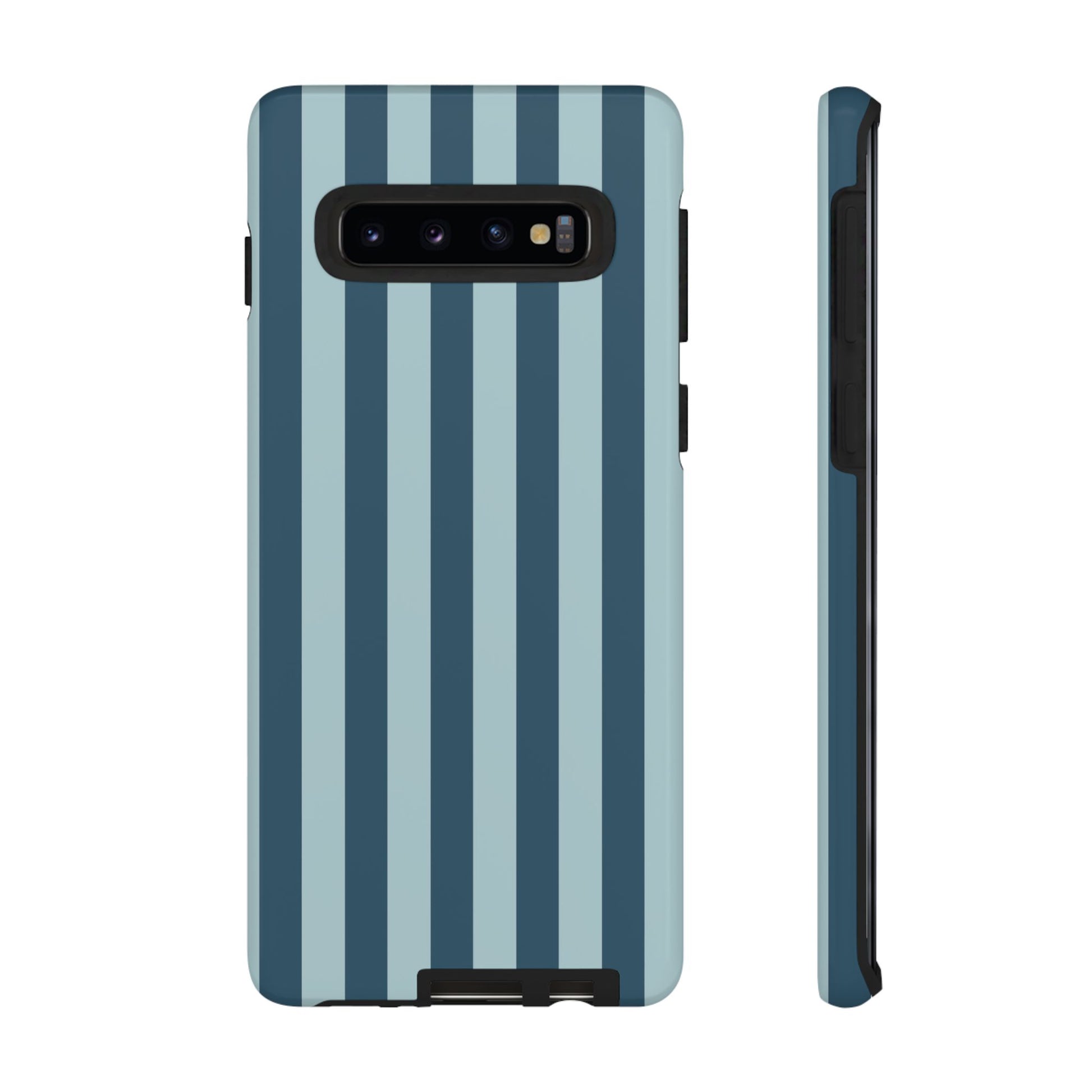 Blue Stripe Pattern Phone Case - Blue Phone Case