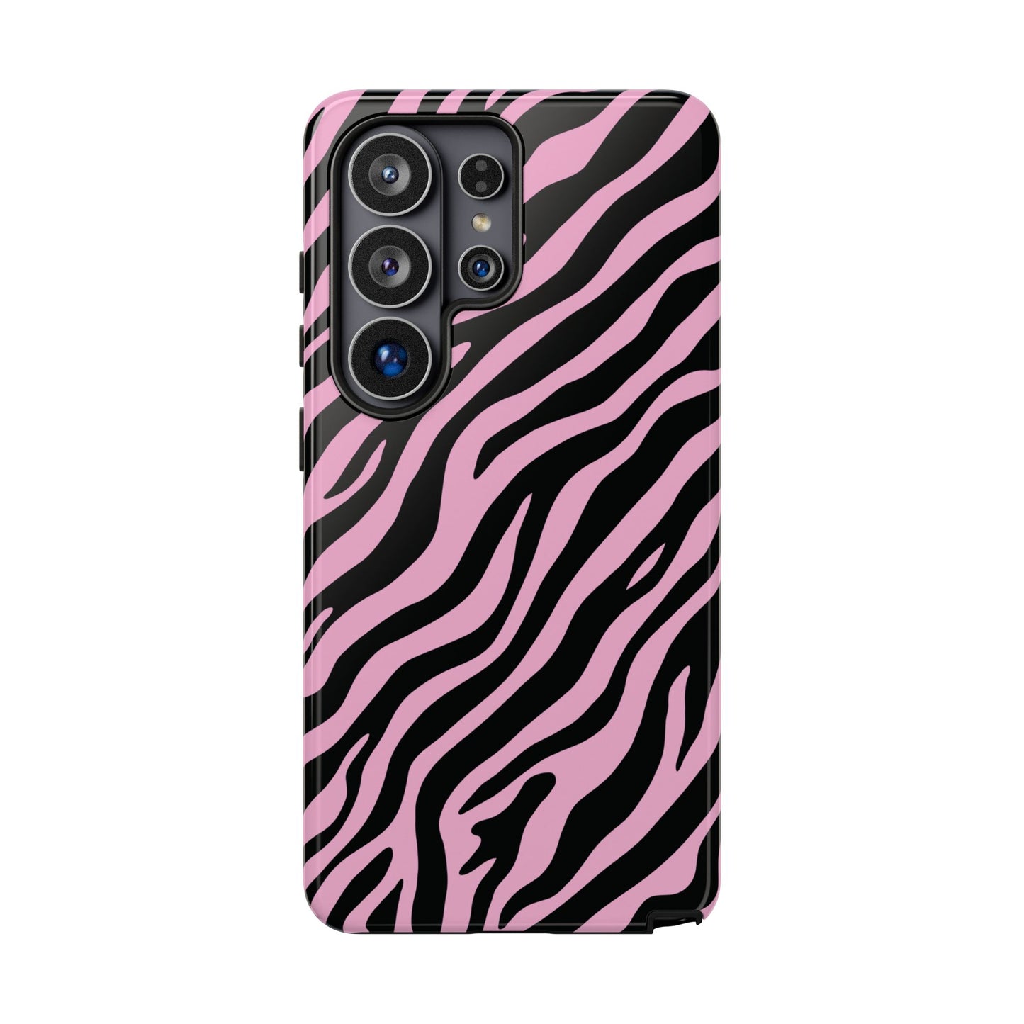 Stylish Blush Zebra Print Phone Case