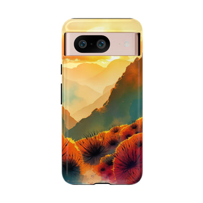 Ideallic Watercolour Sunset Design Phone Case - Multicolor Phone Case - Google Pixel 8 / Glossy