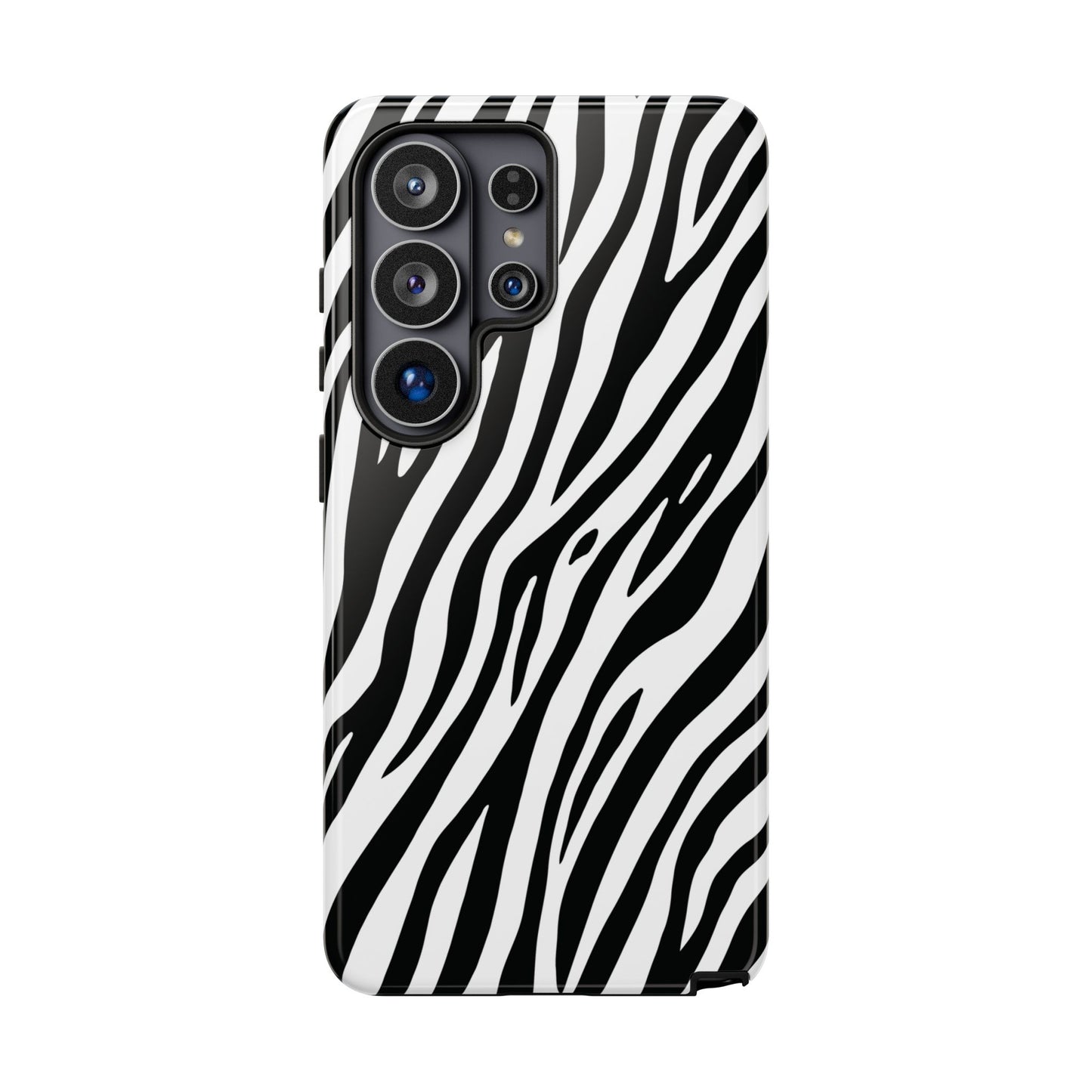 Monochrome Tiger Print Phone Case