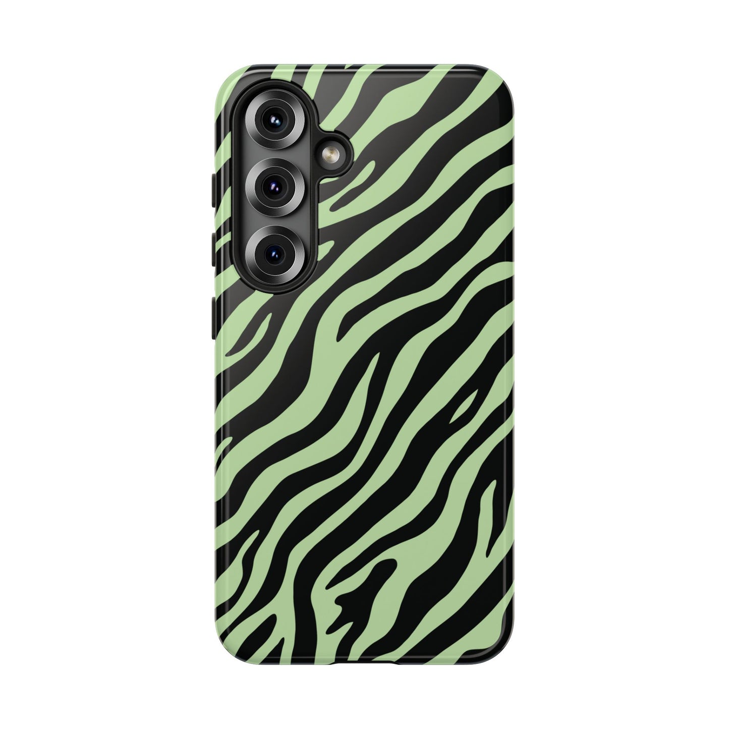 Stylish Mint Zebra Print Phone Case