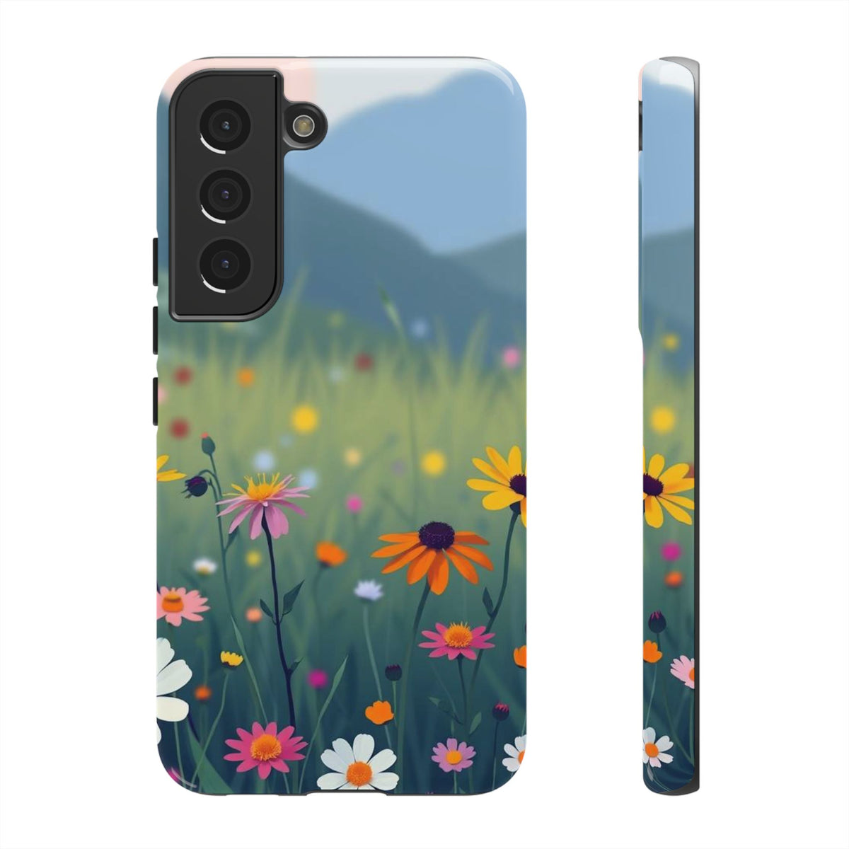Vibrant Meadow Design Phone Case - Multicolor Phone Case - Samsung Galaxy S22 / Glossy