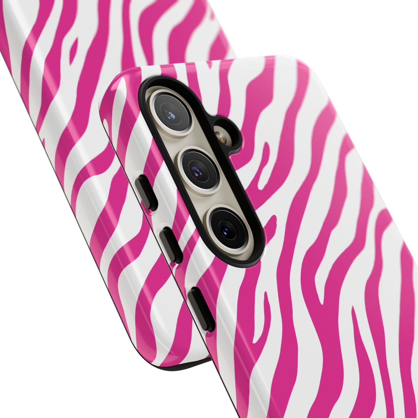 Stylish Hot Pink Zebra Print Phone Case