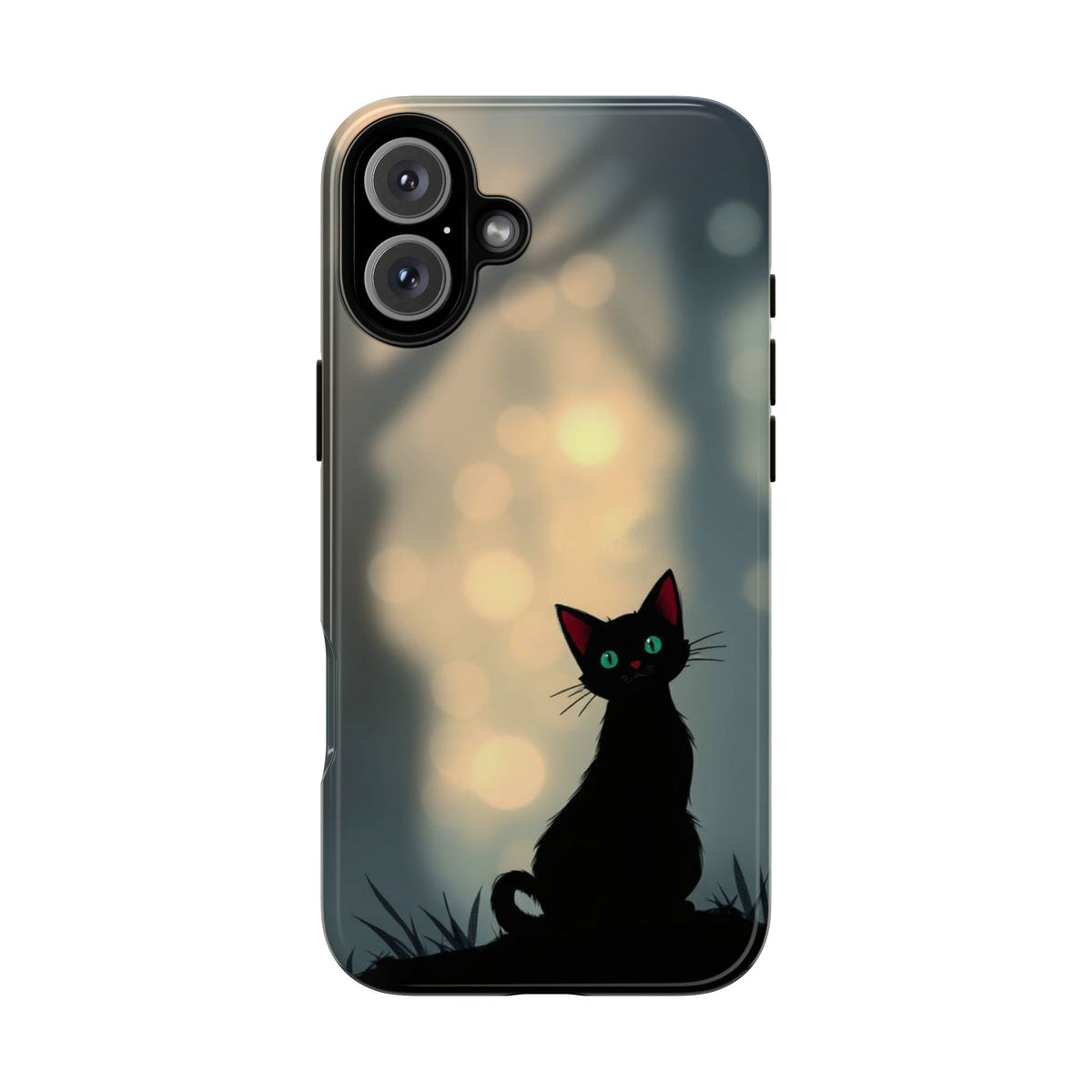 Gothic Cat Design Phone Case - Multicolor Phone Case - iPhone 16 Plus / Glossy