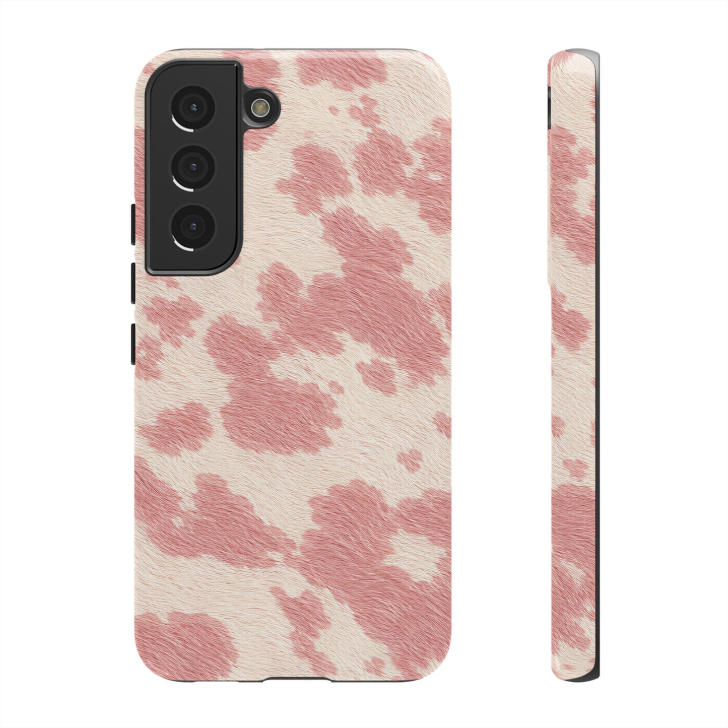 Pretty Blush Cow Print Phone Case