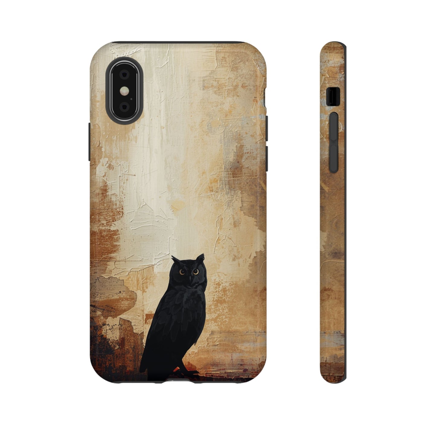 iPhone X / Glossy Phone Case - Beautiful Abstract Owl Design Phone Case