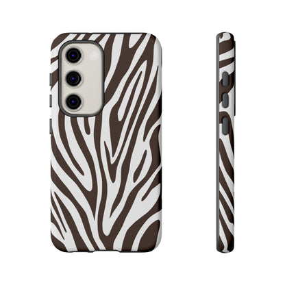 Graphic Brown Tiger Print Phone Case