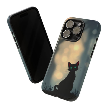 Gothic Cat Design Phone Case - Multicolor Phone Case