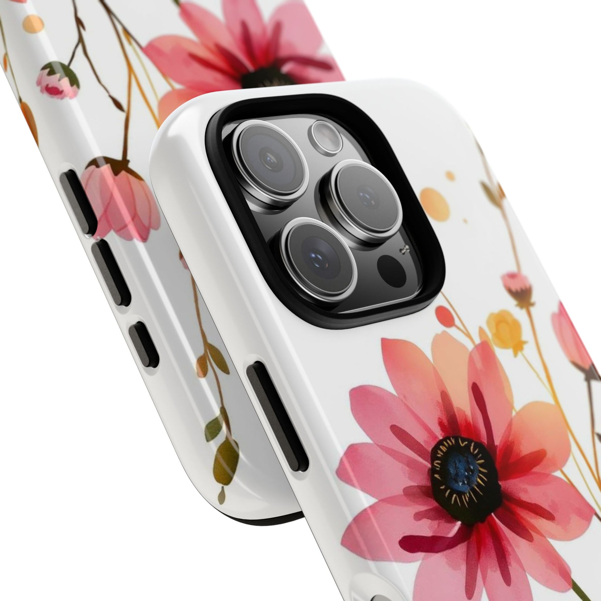 Phone Case - Watercolour Style Simple Wildflower Design Phone Case