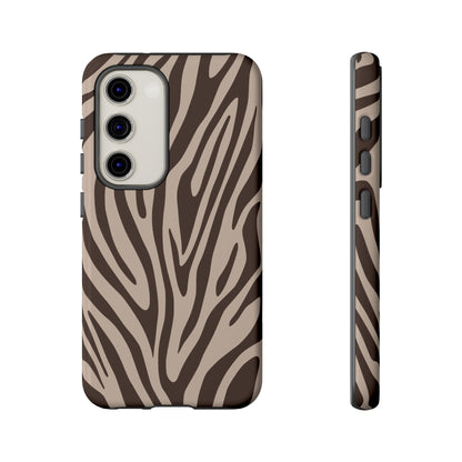 Boutique Mocha Tiger Print Phone Case