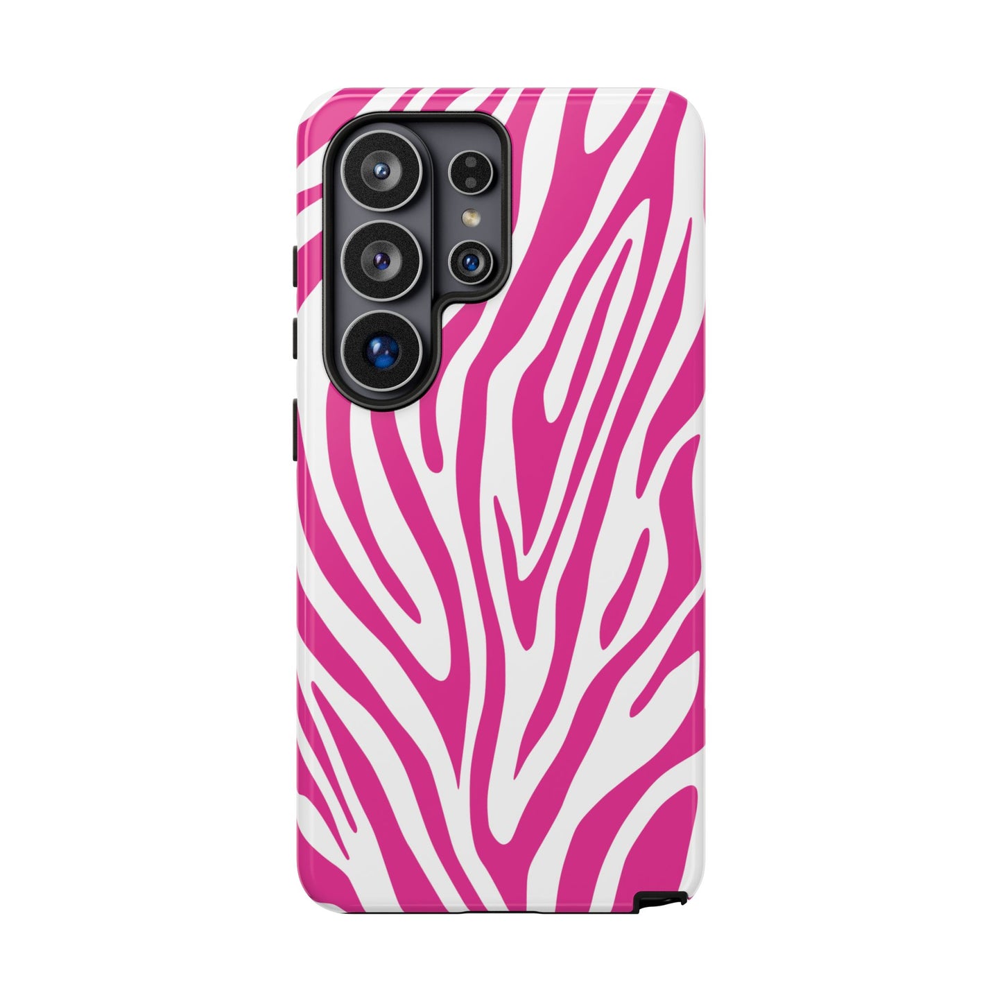 Graphic Hot Pink Tiger Print Phone Case