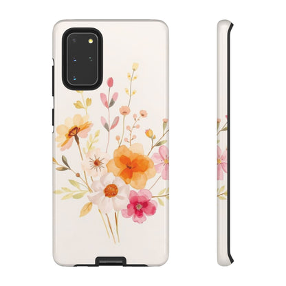 Boho Chic Watercolour Flower Pattern Phone Case - Multicolor Phone Case - Samsung Galaxy S20+ / Glossy