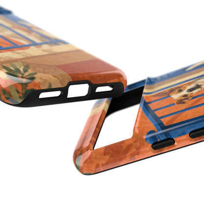 Jack Russell Terrier Balcony Busybody Phone Case - Multicolor Phone Case