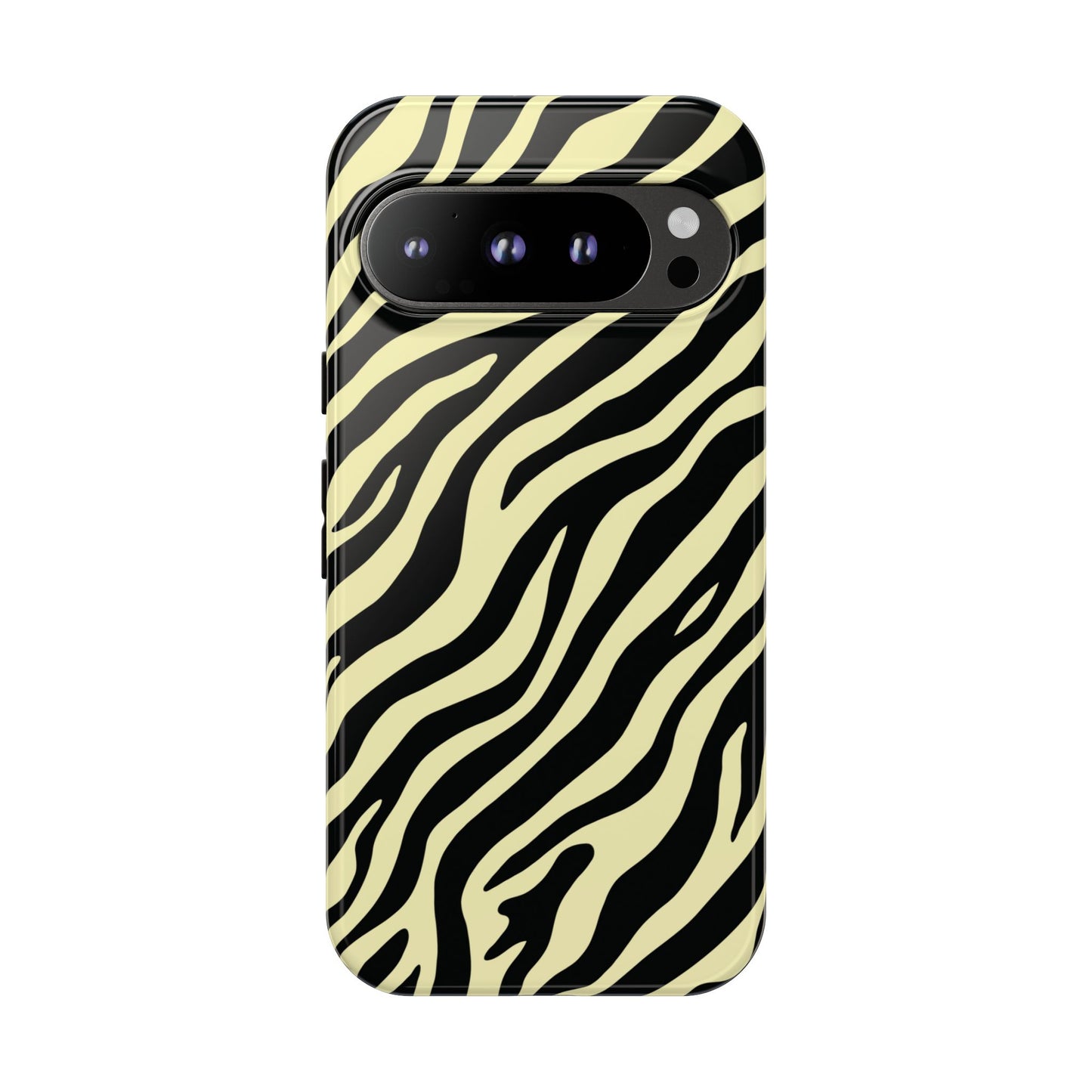 Stylish Neutral Zebra Print Phone Case