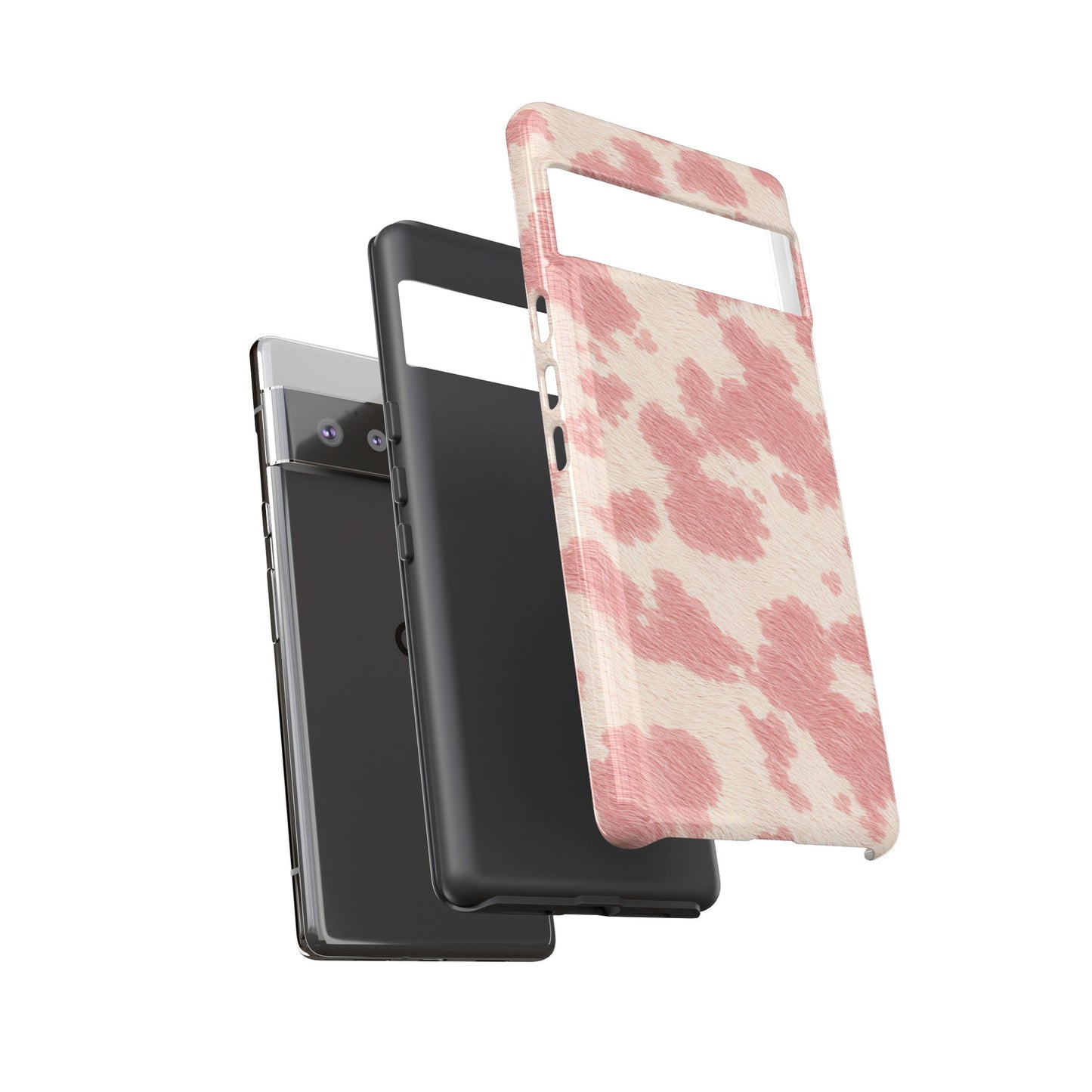 Pretty Blush Cow Print Phone Case