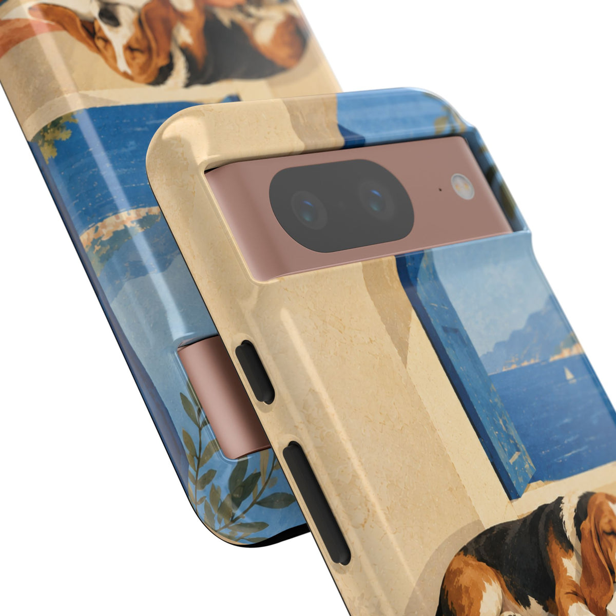 Basset Hound Unfinished Chapter Phone Case - Multicolor Phone Case