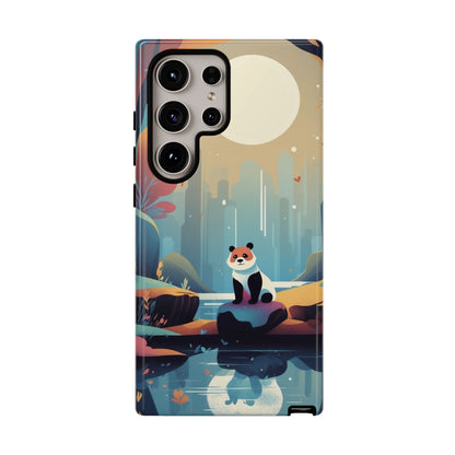 Stylised Panda Design Phone Case - Multicolor Phone Case - Samsung Galaxy S24 Ultra / Glossy