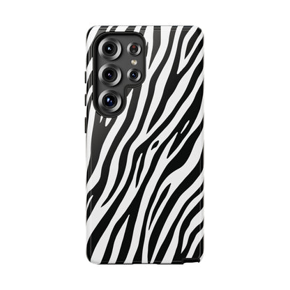 Monochrome Tiger Print Phone Case