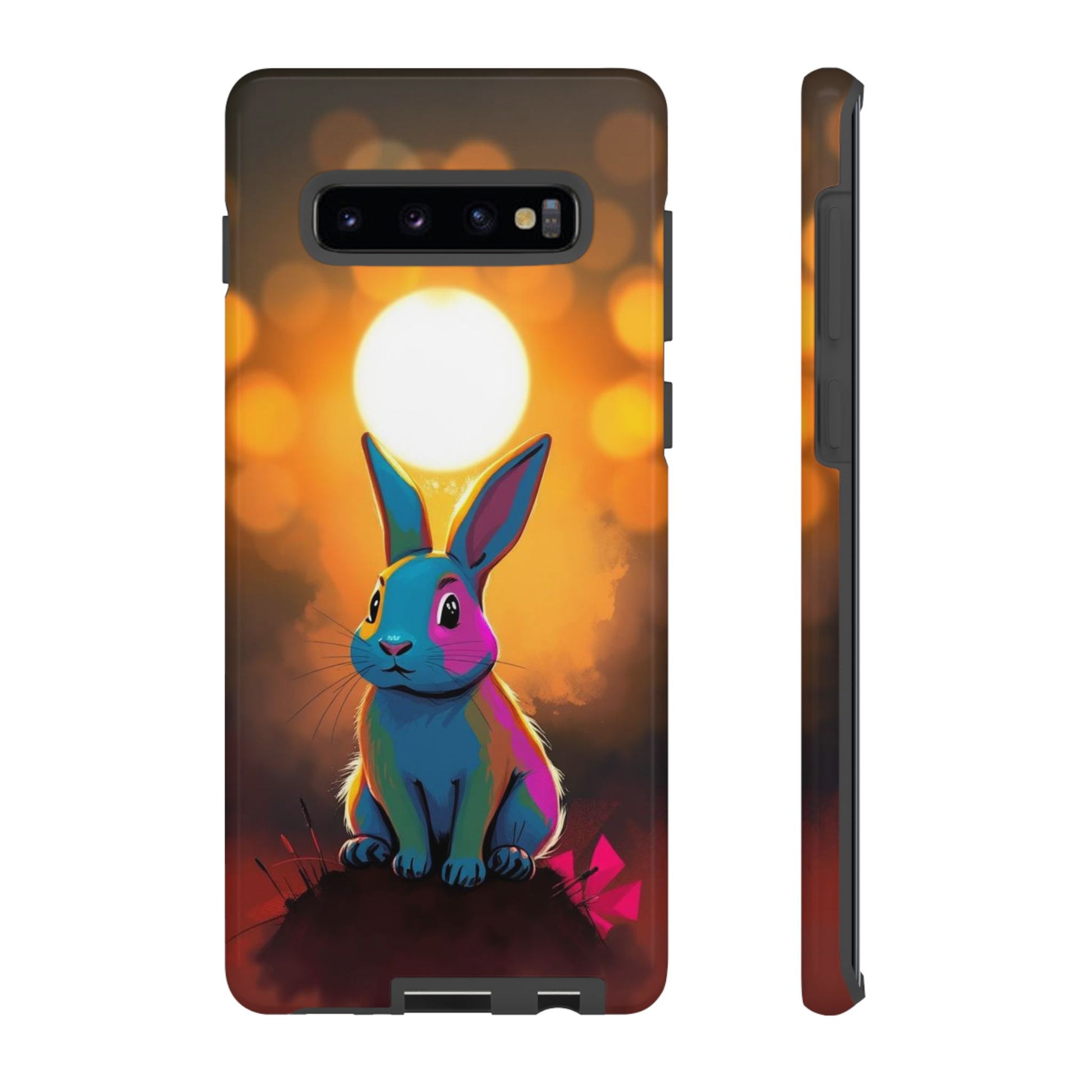 Pop Art Rabbit Design Phone Case - Multicolor Phone Case - Samsung Galaxy S10 Plus / Glossy