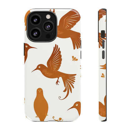 Abstract Bird Pattern Phone Case - Multicolor Phone Case - iPhone 13 Pro / Glossy