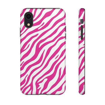 Stylish Hot Pink Zebra Print Phone Case