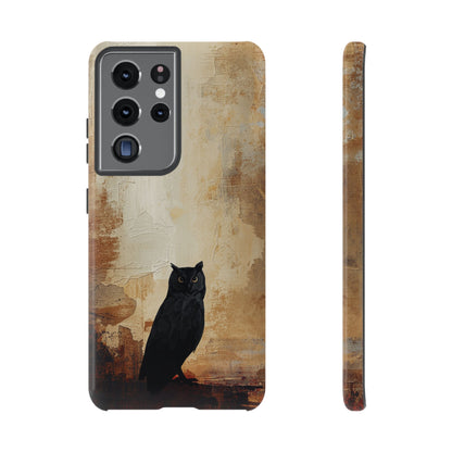 Samsung Galaxy S21 Ultra / Glossy Phone Case - Beautiful Abstract Owl Design Phone Case