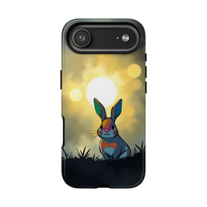iPhone 17 Air / Glossy Phone Case - Gothic Rabbit Moody Design Phone Case