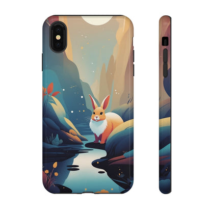Stylised Rabbit Design Phone Case - Multicolor Phone Case - iPhone XS MAX / Glossy