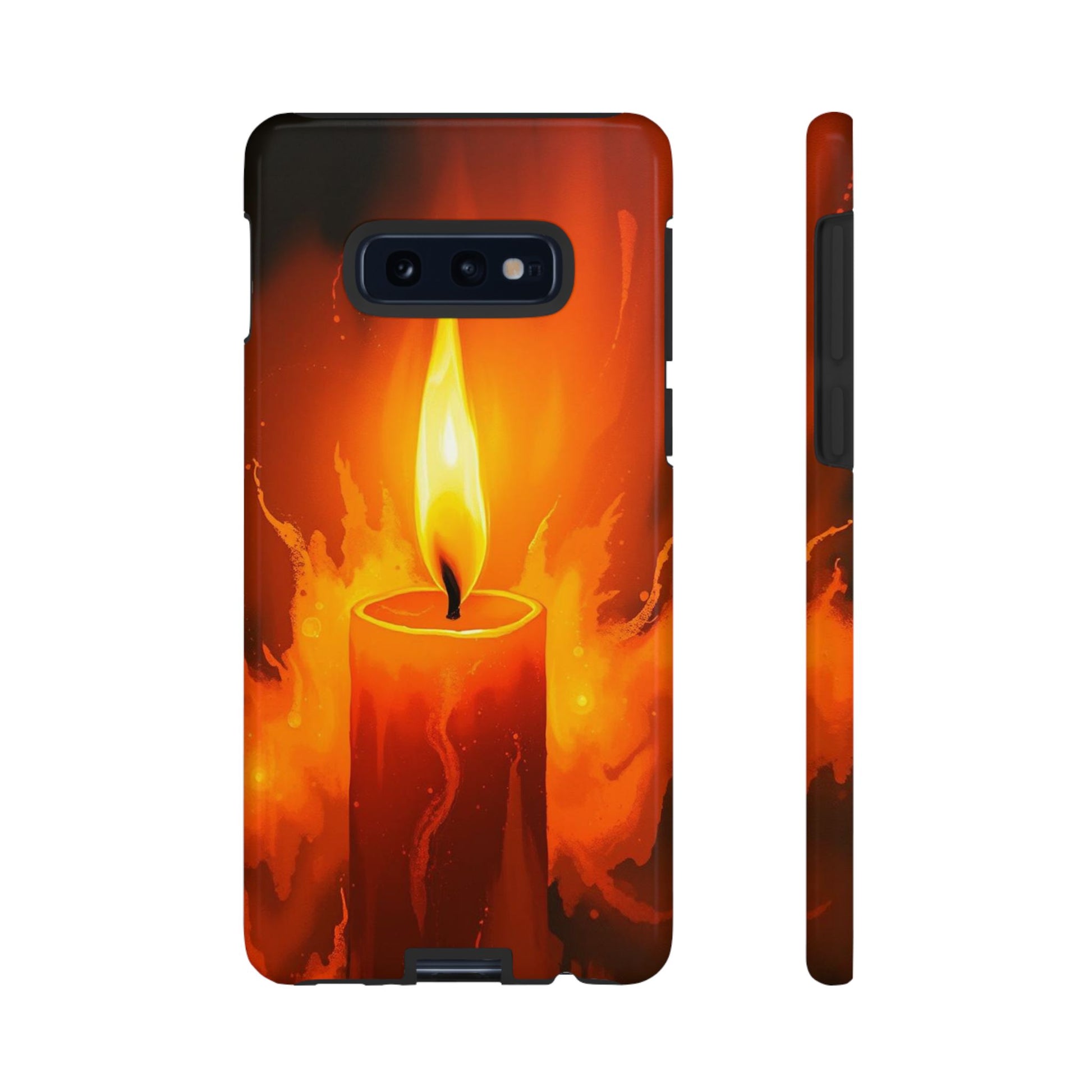 Red Candle Phone Case - Multicolor Phone Case - Samsung Galaxy S10E / Glossy