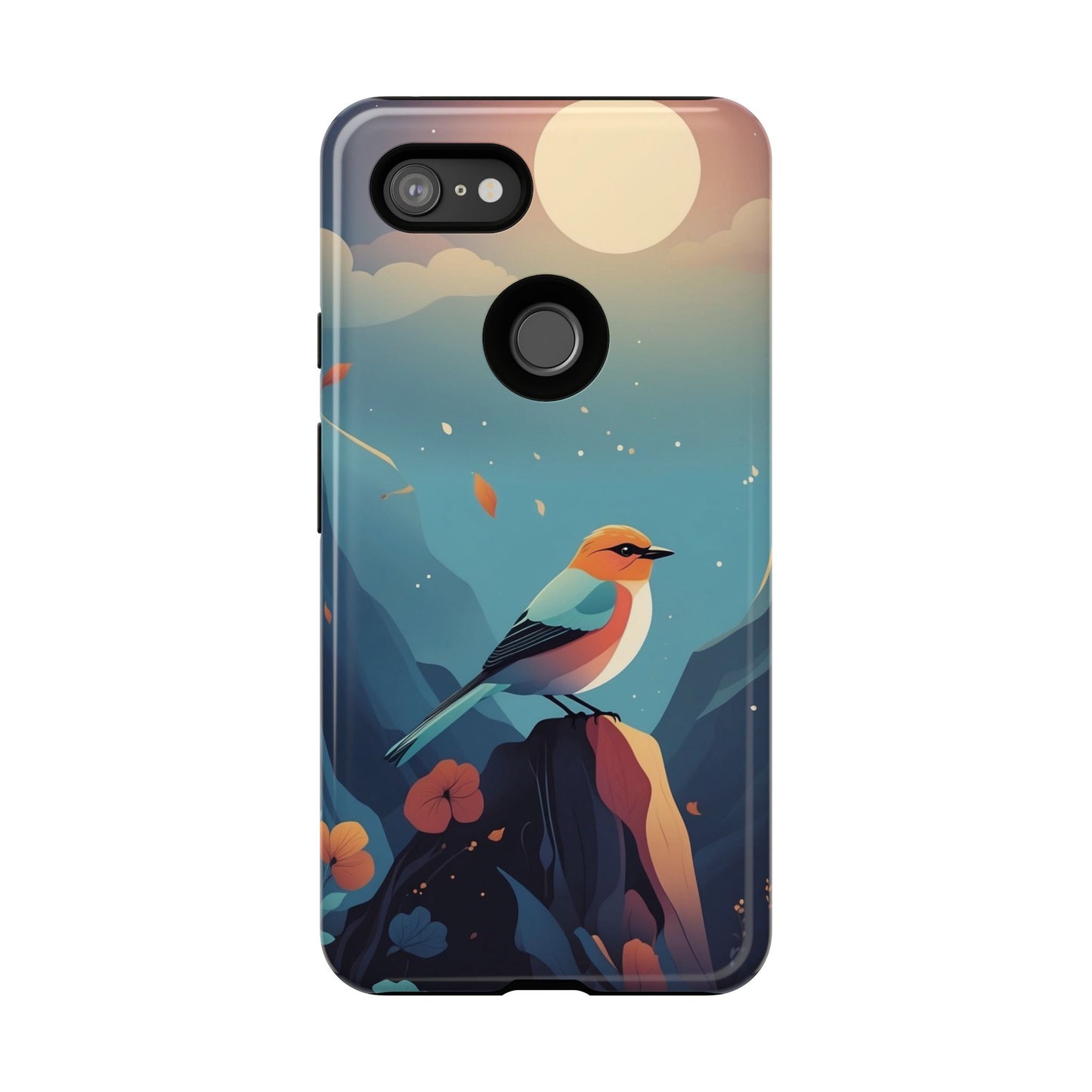 Stylised Bird Design Phone Case