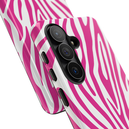 Graphic Hot Pink Tiger Print Phone Case