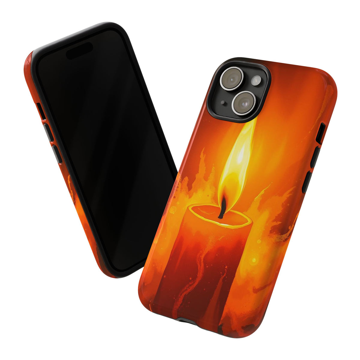 Red Candle Phone Case - Multicolor Phone Case
