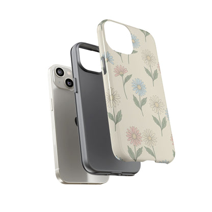 Pretty Pastel Daisy Pattern Phone Case